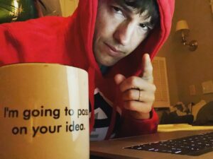 Ashton Kutcher Instagram - When your competition is still sleeping! #work