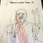 Ashton Kutcher Instagram - My daughter doesn’t see black and white. She only sees red white and blue... and a little bit of purple. Happy MLK weekend.