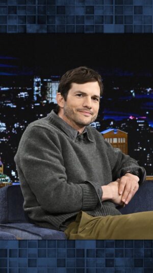 Ashton Kutcher Instagram - @aplusk explains why he wanted to make #YourPlaceOrMine with @reesewitherspoon. #FallonTonight