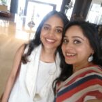 Aswathi Menon Instagram – With the beautiful @srindaa at Trance Promotions. 
#trance #promotionwork #workmode #lifeofanartist #aswathimenon