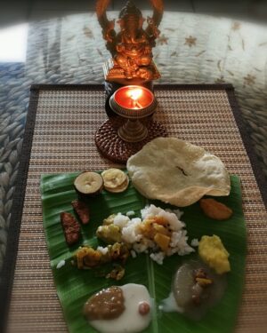 Aswathi Menon Instagram - Our humble offering this Onam 🙏🏻
#onam2021