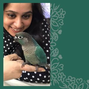 Aswathi Menon Instagram - She fluttered on to my finger to make me believe, the bird spirit animal, signifying indomitable spirit and the ability to rise above adversities... . . 
#believeinyourself #believe #motivation #love #nevergiveup #loveyourself #inspiration #selflove #life #success #positivevibes #goals #fitness #quotes #mindset #beyourself #happiness #positivity #lifestyle #dreambig #yourself #happy #selfcare #faith #inspire #lifeofanartist #aswathimenon