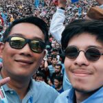 Atta Halilintar Instagram - Damai Indonesiaku 🇮🇩 peace 🖤🩵 Gunakan pilihan kita tgl 14 nanti✌🏻 indonesia negeriku