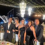 Aulia Sarah Instagram - what a beautiful wedding party of @enzystoria and Maulana Kasetra ✨✨ congratulations love birds 🖤🖤 #ENZupwithMOL Six Senses Uluwatu