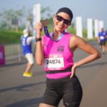Aulia Sarah Instagram - HAD SO MUCH FUN RUNNING A 5K TODAY!! I’M SO GLAD I DID IT!! 🏅 happy bangeeet bisa hadir di event @lazada_id #LazadaRunID tahun ini di ICE BSD. ini moment pertama ku ikutan event lari di Jakarta, menyenangkan sekali. selain cuacanya mendukung, vibes nya juga bener-bener terasa super fun karena banyak banget temen-temen peserta yang super excited dan pastinya event ini banyak manfaatnya, bagus untuk #TambahSehatKeHidupmu 💛 SERU! MAU LAGIII.. SEE YOU DI EVENT #LazadaRunID BERIKUTNYA 🏃🏽‍♀️🏃🏽‍♀️✨✨ 📸 by @abdullah_fariz ICE Indonesia - Indonesia Convention Exhibition ICE BSD City