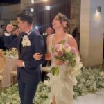 Aulia Sarah Instagram - what a beautiful wedding party of @enzystoria and Maulana Kasetra ✨✨ congratulations love birds 🖤🖤 #ENZupwithMOL Six Senses Uluwatu