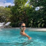 Aulia Sarah Instagram - current talent level 🏊🏼‍♀️: 1/10 🤡🏐