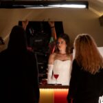 Aurora Ruffino Instagram - Qualche scatto dal set della mini serie “Red Rail” prodotta da @campari.it e realizzata in collaborazione con il @csc_scuolanazionaledicinema Il primo episodio si può trovare cliccando il link in bio sul profilo di Campari! Regia: @il____marino Con: @giacomogiorgioreal @davidelenoci @claudiadonin @adrianomoretti99 @claratramontano_ ♥️