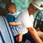 Austin Mahone Instagram – The last picture I have of my Dad 
and I before he passed away 🖤 San Antonio, Texas