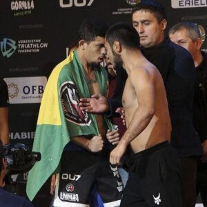 Avliyohon Hamidov Instagram - Face to face #uzbekistan🇺🇿 #eaglefightingchampionship