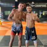 Avliyohon Hamidov Instagram - Рад был видеть тебя брат @ilxom_nazimov после хорошей тренировки 🤼 #скоробой Tiger Muay Thai & MMA Training Camp, Phuket, Thailand
