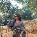 Avneet Kaur Instagram - afternooning…🌇💙 Wearing @howwhenwearclothing @bershka