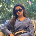Avneet Kaur Instagram - afternooning…🌇💙 Wearing @howwhenwearclothing @bershka
