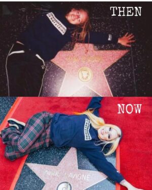 Avril Lavigne Instagram - The unveiling of my star on the Hollywood Walk Of Fame. ⭐️🥂🤘🏻