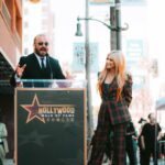 Avril Lavigne Instagram - The unveiling of my star on the Hollywood Walk Of Fame. ⭐️🥂🤘🏻 Hollywood Walk of Fame