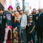 Avril Lavigne Instagram - The unveiling of my star on the Hollywood Walk Of Fame. ⭐️🥂🤘🏻 Hollywood Walk of Fame