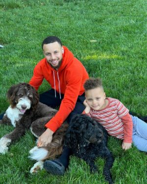 Ayesha Curry Instagram - Happy Fathers Day Chooch!!! We love you so much. It is too much fun raising these 3 little humans together with my best friend and you add so much excitement, fun and wisdom to the journey! I am so proud of you. Watching you with our kiddos brings me SO much joy. Time to pop open a big wave and drive it down the fairway to celebrate!