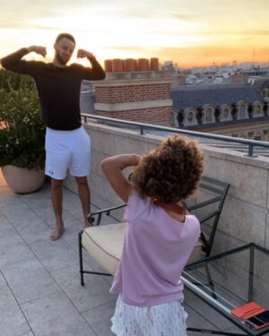 Ayesha Curry Instagram - Happy Fathers Day Chooch!!! We love you so much. It is too much fun raising these 3 little humans together with my best friend and you add so much excitement, fun and wisdom to the journey! I am so proud of you. Watching you with our kiddos brings me SO much joy. Time to pop open a big wave and drive it down the fairway to celebrate!