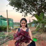 Ayesha Kaduskar Instagram – swipe to see baby veggies 🥺