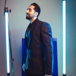 Ayushmann Khurrana Instagram - Last night at @elleindia 🖤