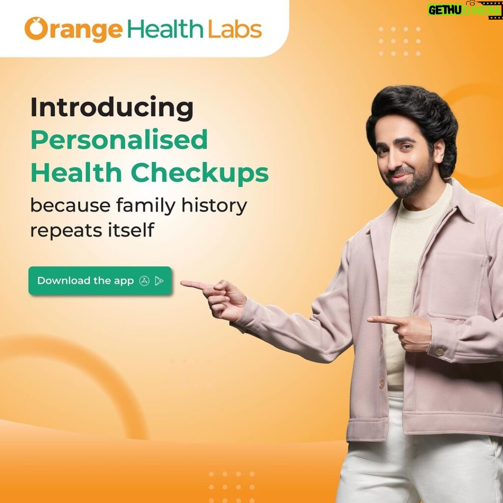 Ayushmann Khurrana Instagram - Your New Year’s resolutions may have taken a detour, but your health journey doesn’t have to! If you’re reconsidering or giving up on your goals, kickstart with a checkup at Orange Health Labs. They’ve rolled out game-changing Personalised Health Checkups! Their personalised checkups adapt to your journey, factoring in family history, existing conditions, and lifestyle quirks. Revive those resolutions with @orangehealth.in #OrangeHealthLabs #HealthCheckups