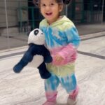 Baby Vedya Instagram - Chilaka 🦜 Outfit & shoes: @firstcryindia #babyvedya Hyderabad