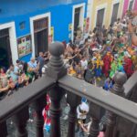 Bad Bunny Instagram - fiesta Viejo San Juan