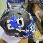 Barry Sanders Instagram - Excited for fans to see this special helmet for my statue ceremony.. only doing 20 so get with #Schwartzsports quick. @riddellsports @nsccshow @detroitlionsnfl