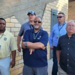 Barry Sanders Instagram - I was inducted into the @ksshrinebowl HOF with my @wichitanorthathletics Football coach on my B-Day weekend. HOW SWEET IS THAT. Getting to @okstate and the @detroitlionsnfl ultimately all started with Coach Dale Burkholder. I loved sharing this with our families! #HighSchoolFootball #Mentors #RoleModel #YouOnlyNeedOneChance #LifeLessons