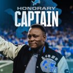 Barry Sanders Instagram - @barrysanders will serve as honorary captain for tomorrow’s game! 🐐