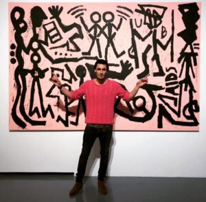 Bartosz Gelner Instagram - różowa pantera
sztuka wśród sztuki vol. 4
📸 @karolradziszewski 
#art#museum#karolradziszewski