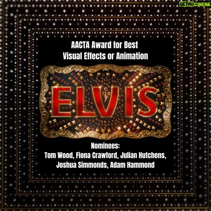 Baz Luhrmann Instagram - The entire cast and crew are so thrilled with the support we’ve received from our colleagues and industry in what was the epic creative journey of making ELVIS. Congratulations to all our nominated artists and collaborators. TCB ⚡️#tcb #elvismovie #aactas