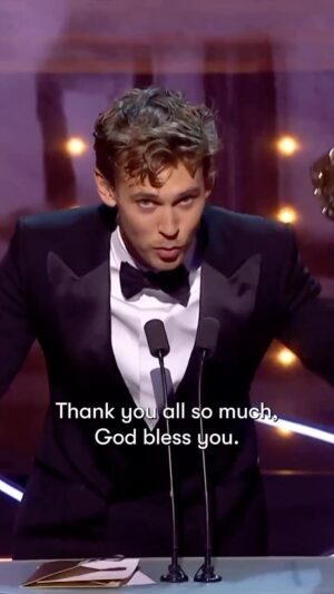 Baz Luhrmann Instagram - And the BAFTA goes to - AUSTIN BUTLER ⚡️ #elvismovie #bafta #bestactor