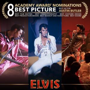 Baz Luhrmann Instagram - CM and I are so thrilled for all our great collaborators that brought ELVIS back into the building. A BIG collective thank you to the Academy for these nominations. #elvismovie ⚡️
