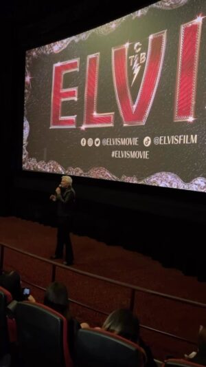 Baz Luhrmann Instagram - Employee of the month, what a surprise!!! But seriously, I hope you all enjoyed Elvis being back in the theaters for his birthday. Reach out to your local chain if you want to see a more permanent comeback in a bigger way! #elvismovie ⚡️