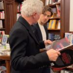Baz Luhrmann Instagram - A thrill that I ran into this random guy at a book shop… Can’t wait to see you back with the Bohemians on Broadway Aaron!!! 💃🎭 #moulinrouge #broadway