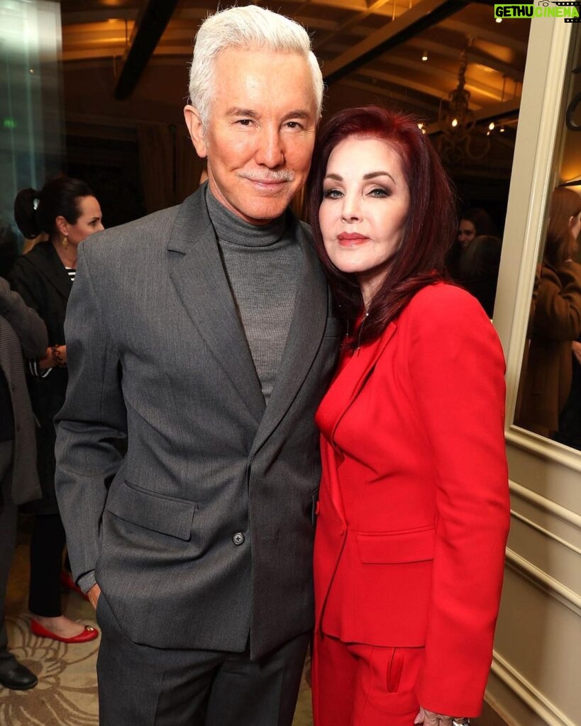 Baz Luhrmann Instagram - After all this time, and one of the most emotion receptions from the audience for the film, it was amazing to catch up with Pricilla Presley and that guy, Austin Butler, I didn’t realise how much I missed them. Thanks for your continuing love and support for ELVIS the movie right now #tcb #elvismovie ⚡️
