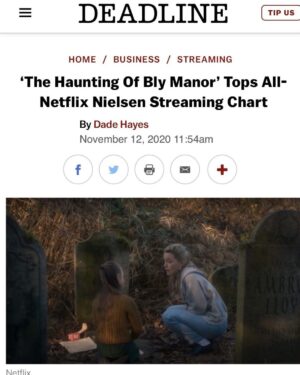 Benjamin Evan Ainsworth Instagram - We are No.1! This is incredible! Huge thanks to everyone for the 1.82 billion minutes you’ve spent watching @thehaunting and for the support received from everyone involved and my followers.