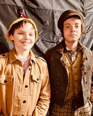 Benjamin Evan Ainsworth Instagram - What a week! Thank you so much for all the kind messages since the release of @disneypinocchio on @disneyplus last week. It’s been so humbling to hear from families around the world enjoying the movie together. Here are some behind the scenes photos from my time on set! Pinocchio is streaming NOW on Disney+ 🎬📽🍿#disney #pinocchio #bts #tomhanks #disneyplus #wishuponastar