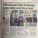 Bo Maerten Instagram – vandaag in het AD met partner in crime 💎 over @florafilmtheater 🔨 (3e avond nu in de verkoop)