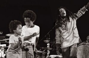 Bob Marley Instagram - “Our children is brought up with wisdom and understanding. We was brought up in ignorance, that we had to search to find the truth. But our children born and from them born them hear the truth. So it’s a different spirit.” #bobmarley @stephenmarley and @ziggymarley join their father on stage at the One Love concert in Kingston, Jamaica 1978.

📷 by #AdrianBoot
©️ Fifty-Six Hope Road Music Ltd.