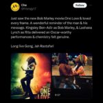 Bob Marley Instagram – ‘Bob Marley: One Love’ is a movie for the people. @OneLoveMovie #OneLoveMovie #BobMarleyMovie #BobMarley