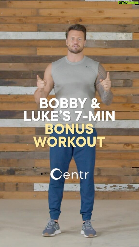 Bobby Holland Hanton Instagram - LEGENDS!! Ready to kickstart your fitness in 2023 with a quick 7-minute full body Centr workout? Myself and your favorite trainer @zocobodypro have a new every minute on the minute (EMOM) workout for you! Get ready to test yourself! And reminder that this bonus workout contributes to our Centr Moves that Matter active minutes for the month! Head to your planner or start your 1 MONTH FREE trial today at Centr.com and comment below and tell me how many rounds you got through! #WALLOP #centr #fitnesschallenge #workoutathome #getfittoday