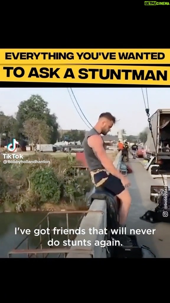 Bobby Holland Hanton Instagram - Getting real about stunts. One of my favourite interviews. Thanks @joe_co_uk 🙌 #stuntman #howitsdone #stuntdouble #chrishemsworth #thor #extraction #didyouknow