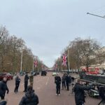 Bobby Holland Hanton Instagram – Anyone need a transit van man? Just shooting movies 🎥 at Buckingham Palace #casual photo credit @littlelowey what a photographer