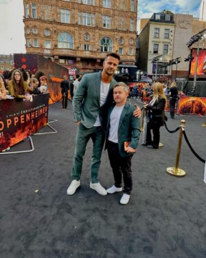 Bobby Holland Hanton Instagram - Epic evening at the premiere of Oppenheimer. What a masterpiece! #movies #christophernolan #oppenheimer