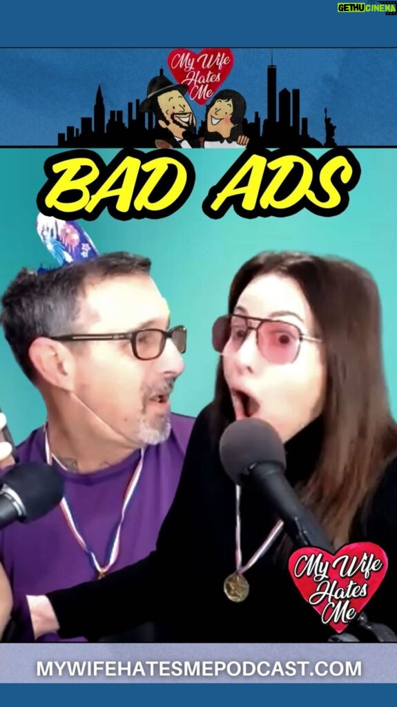 Bonnie McFarlane Instagram - After 500 episodes of My Wife Hates Me, @bonniemcfarlane and I have become absolute masters at ad reads, regardless of what @robertkellylive says.