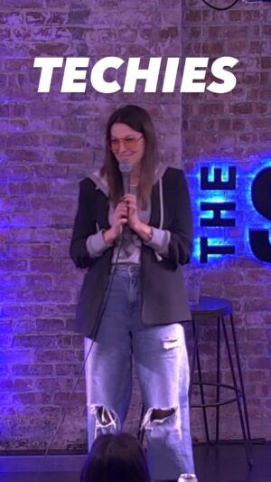 Bonnie McFarlane Instagram - I think the word you’re looking for is engineer.
.
#techielife #nerdculture #softwareengineer #ai #nytimes #njcomedy #nycomedy #artificialintelligence #crowdwork #womenincomedy #comedycentral #thestandnyc #unionsquare #jimmyfallon #allthingscomedy #bonniemcfarlane #joerogan #supreme #fypシ