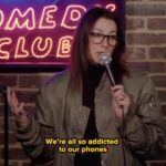 Bonnie McFarlane Instagram - Phone addiction is real . . #njcomedy #nycomedy #comedyclubs #comedyshows #standupcomedy #standupcomedians #ccstandup #netflixisajoke #allthingscomedy #womenincomedy #womenarentfunny #bonniemcfarlane #tonightshow #jimmyfallon #tonightshowstarringjimmyfallon #nycomedyclub #phoneaddiction #supreme #parentinghacks #funny #watch #fypシ New York, New York