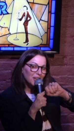 Bonnie McFarlane Instagram - He’s taken ladies
.
.
#njcomedy #nycomedy #comedyclubs #comedyshows #standupcomedy #standupcomedians #netflixisajoke #ccstandup #womenincomedy #allthingscomedy #womenarentfunny #bonniemcfarlane #comedycellar #tonightshow #jjimmyfallon marriedlife #supreme #funny #watch #fypシ